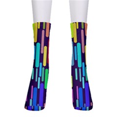 Abstract Line Men s Crew Socks