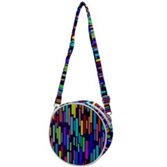 Abstract Line Crossbody Circle Bag by HermanTelo