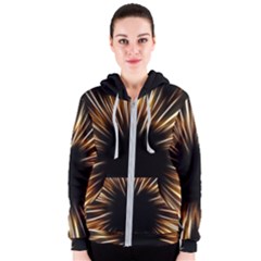 Color Gold Yellow Women s Zipper Hoodie