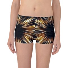 Color Gold Yellow Boyleg Bikini Bottoms