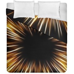 Color Gold Yellow Duvet Cover Double Side (california King Size) by HermanTelo