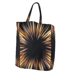 Color Gold Yellow Giant Grocery Tote