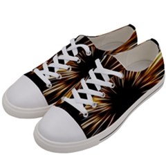 Color Gold Yellow Women s Low Top Canvas Sneakers