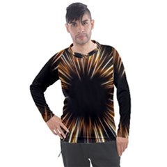 Color Gold Yellow Men s Pique Long Sleeve Tee