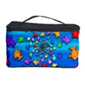 Fractal Art School Of Fishes Cosmetic Storage View1