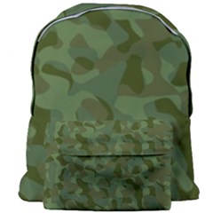 Green Army Camouflage Pattern Giant Full Print Backpack by SpinnyChairDesigns