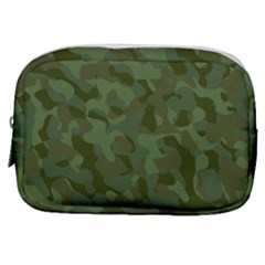 Green Army Camouflage Pattern Make Up Pouch (small) by SpinnyChairDesigns