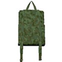 Green Army Camouflage Pattern Buckle Everyday Backpack View3