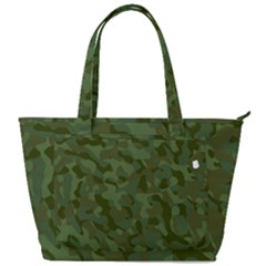 Green Army Camouflage Pattern Back Pocket Shoulder Bag  by SpinnyChairDesigns