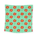 Flower Pattern Ornament Square Tapestry (Small) View1