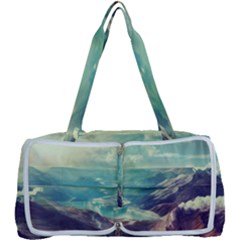 Landscape Mountains Lake River Multi Function Bag by HermanTelo