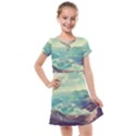 Landscape Mountains Lake River Kids  Cross Web Dress View1