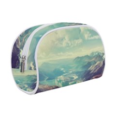 Landscape Mountains Lake River Makeup Case (small)