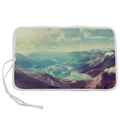 Landscape Mountains Lake River Pen Storage Case (m) by HermanTelo