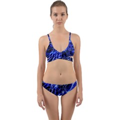 Lines Flash Light Mystical Fantasy Wrap Around Bikini Set