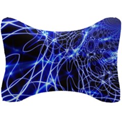 Lines Flash Light Mystical Fantasy Seat Head Rest Cushion