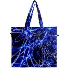 Lines Flash Light Mystical Fantasy Canvas Travel Bag