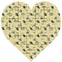 BlueFishes Wooden Puzzle Heart View1