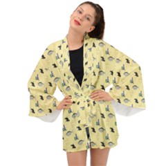 Bluefishes Long Sleeve Kimono