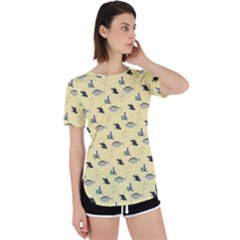 Bluefishes Perpetual Short Sleeve T-shirt by Sparkle