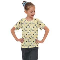 Bluefishes Kids  Mesh Piece Tee