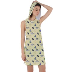 Bluefishes Racer Back Hoodie Dress by Sparkle