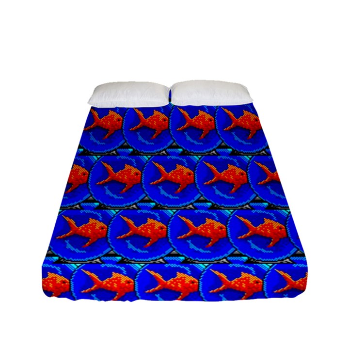 BlueFishes Fitted Sheet (Full/ Double Size)