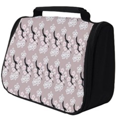 Pink Floral Full Print Travel Pouch (big) by Sparkle