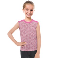 Cat With Violin Pattern Kids  Mesh Tank Top