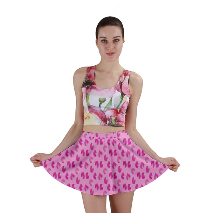 Rose Petals Mini Skirt