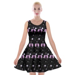 Galaxy Unicorns Velvet Skater Dress by Sparkle