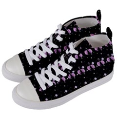 Galaxy Unicorns Women s Mid-top Canvas Sneakers by Sparkle