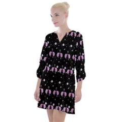 Galaxy Unicorns Open Neck Shift Dress