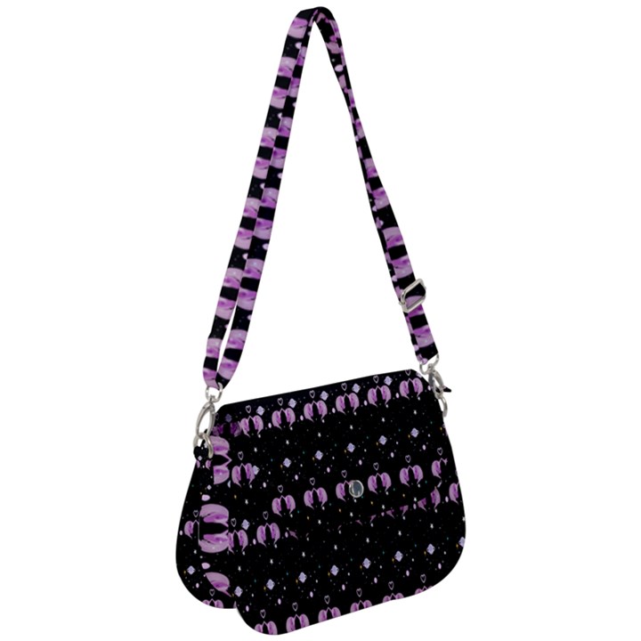 Galaxy Unicorns Saddle Handbag