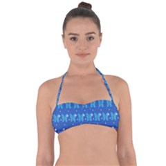 Glitter Butterfly Halter Bandeau Bikini Top by Sparkle