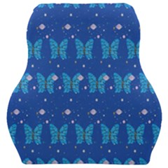 Glitter Butterfly Car Seat Velour Cushion  by Sparkle