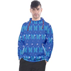 Glitter Butterfly Men s Pullover Hoodie by Sparkle