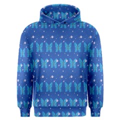 Glitter Butterfly Men s Overhead Hoodie by Sparkle