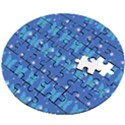 Glitter Butterfly Wooden Puzzle Round View2