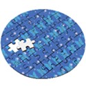 Glitter Butterfly Wooden Puzzle Round View3