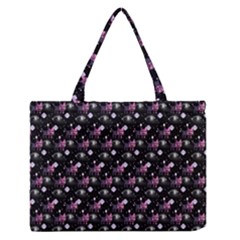 Galaxy Cats Zipper Medium Tote Bag by Sparkle