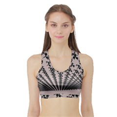 3dfishes Sports Bra With Border by Sparkle