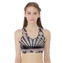 3dfishes Sports Bra with Border View1