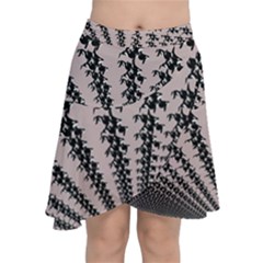 3dfishes Chiffon Wrap Front Skirt by Sparkle