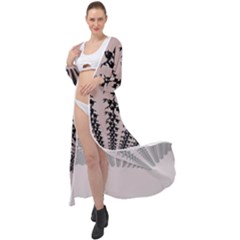 3dfishes Maxi Chiffon Beach Wrap by Sparkle