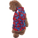 Red and Blue Camouflage Pattern Dog Sweater View2