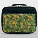 Yellow Green Brown Camouflage Lunch Bag View1