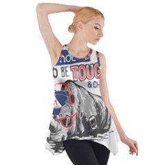 Choose To Be Tough & Chill Side Drop Tank Tunic