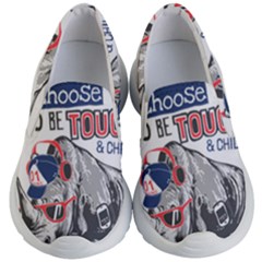 Choose To Be Tough & Chill Kids Lightweight Slip Ons by Bigfootshirtshop