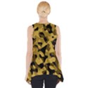 Black Yellow Brown Camouflage Pattern Side Drop Tank Tunic View2